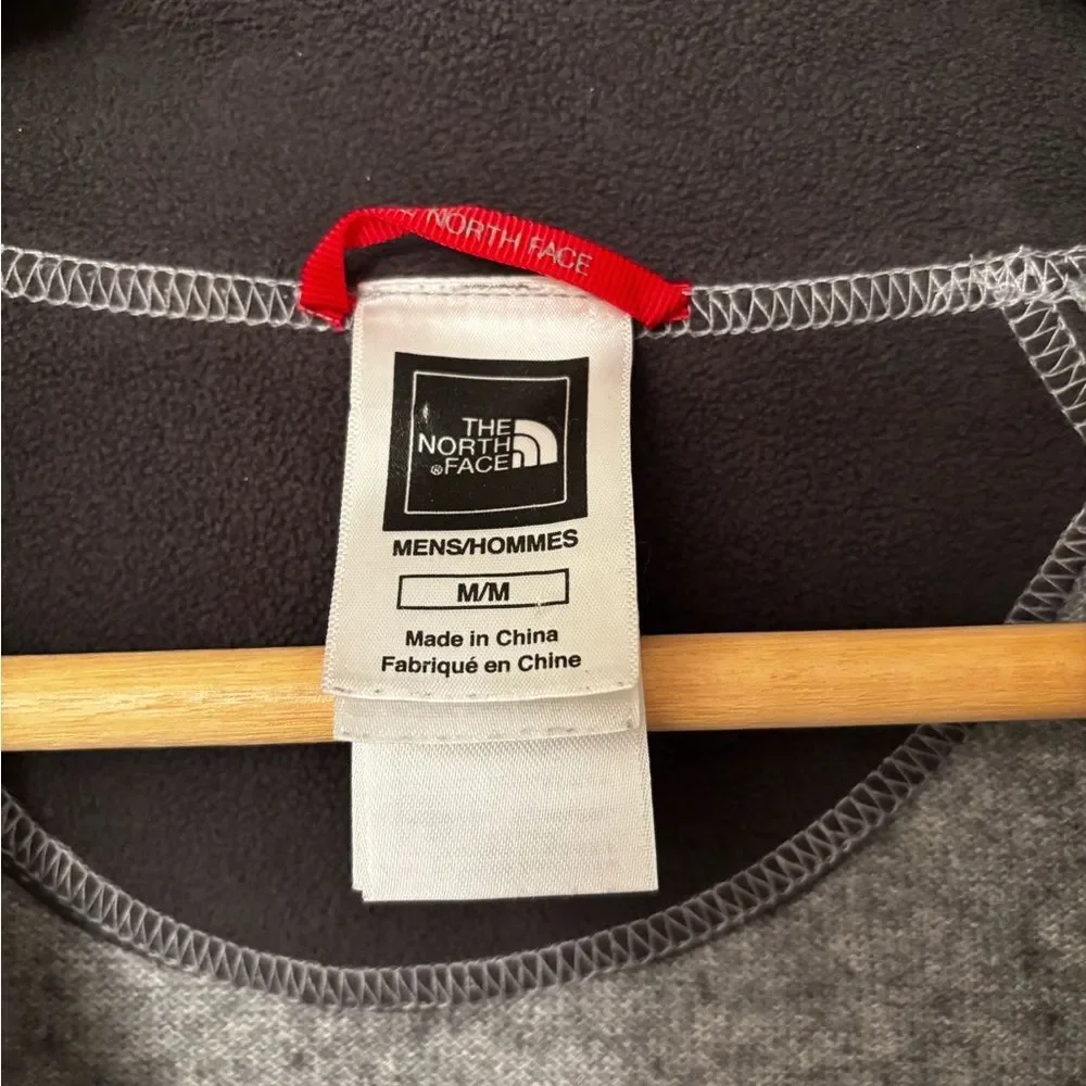 The North Face Wool Sweater Men’s Medium Heather Gray Quarter Zip